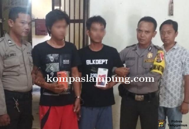 Polsek Limau Tangkap Dua Tersangka Pencuri Handphone