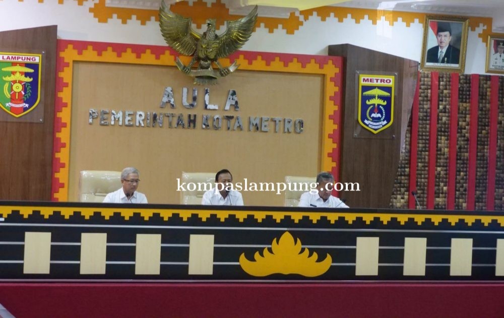 Rakor Pemkot Metro Fokus MTQ Provinsi Lampung
