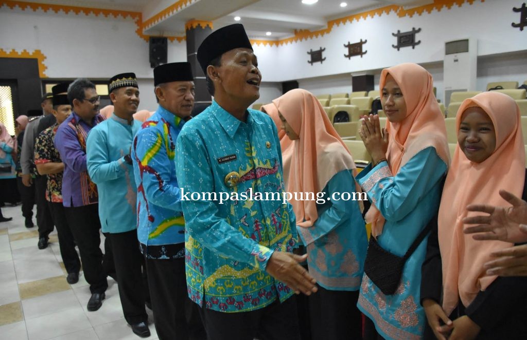Pemkot Metro Lepas Kafilah Lomba MTQ Tingkat Provinsi Lampung ke-47