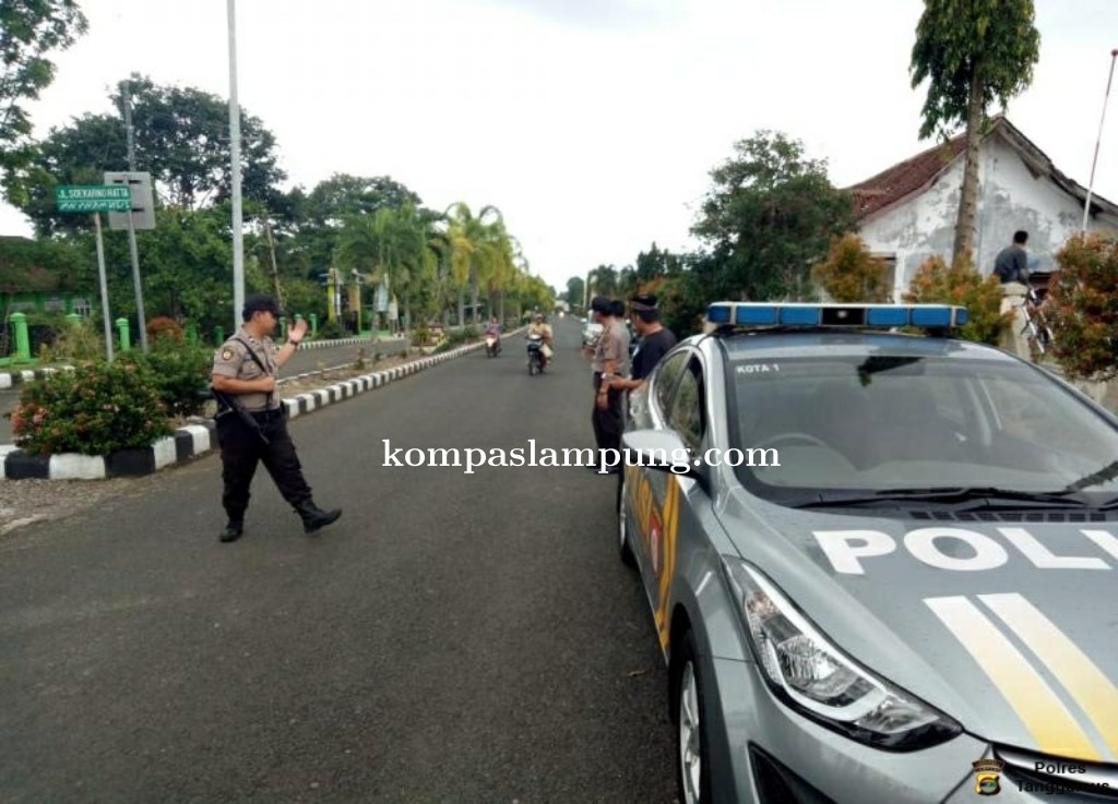 Antisipasi Balap Liar, Polsek Kota Agung Patroli Jalur Islamic Center