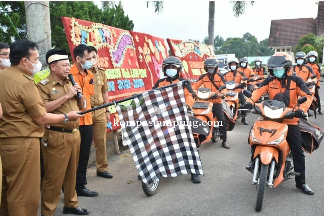 Pemkab Lamtim Launching Kerjasama Pelayanan Publik Dengan PT. Pos Indonesia
