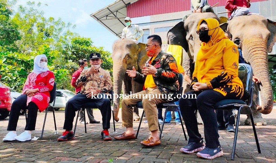 Bupati Lamtim Menerima Silaturahmi dengan Irjen Pol Purn DR. H. Ike Edwin