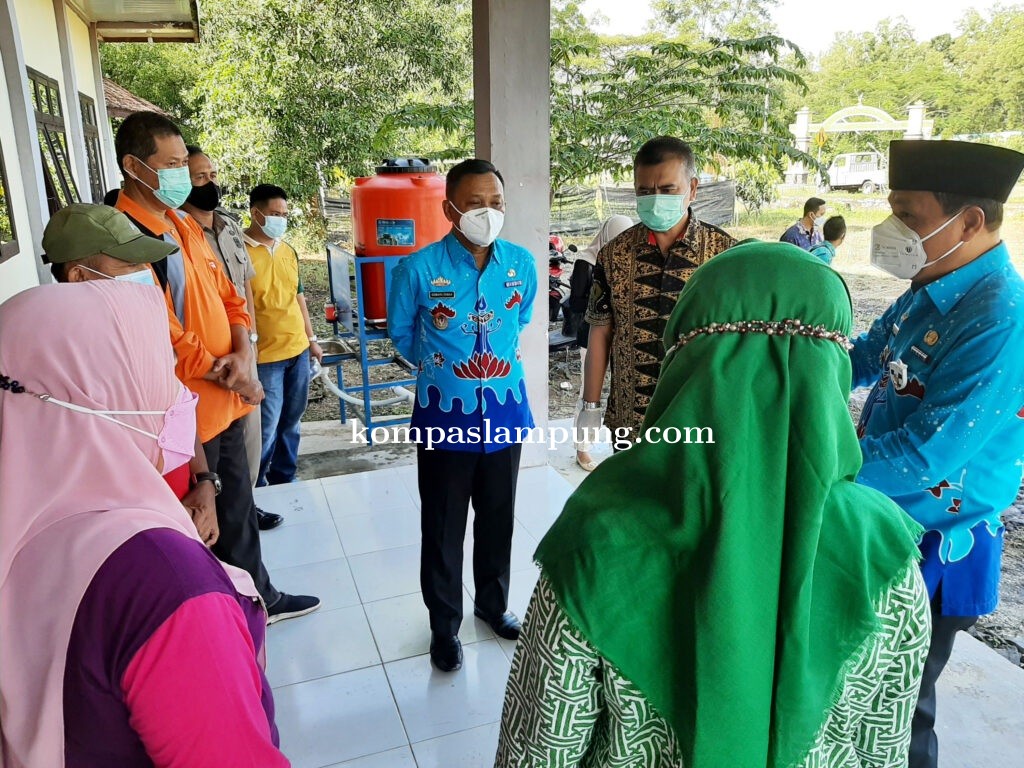Walikota Metro Tinjau Lokasi Isolasi Covid-19 di Gedung Pramuka