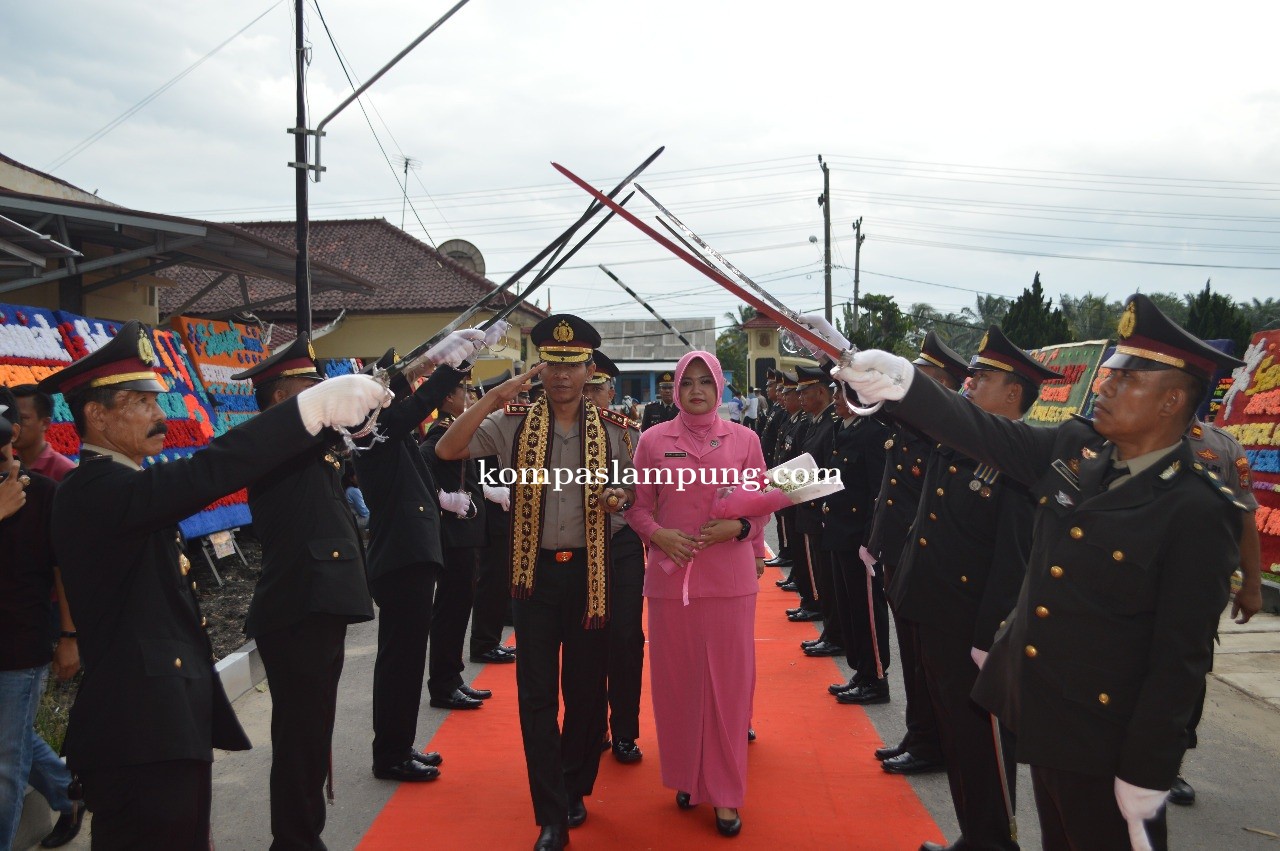 Polres Tuba Gelar Acara Wellcome And Farewell Parade