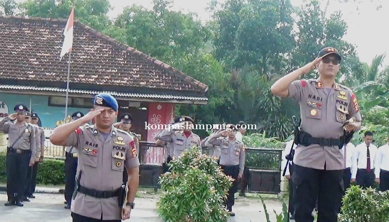 Kepolisian Tubaba Gelar Apel Bulanan Dalam Rangka Memperingati Hari Kesadaran Nasional