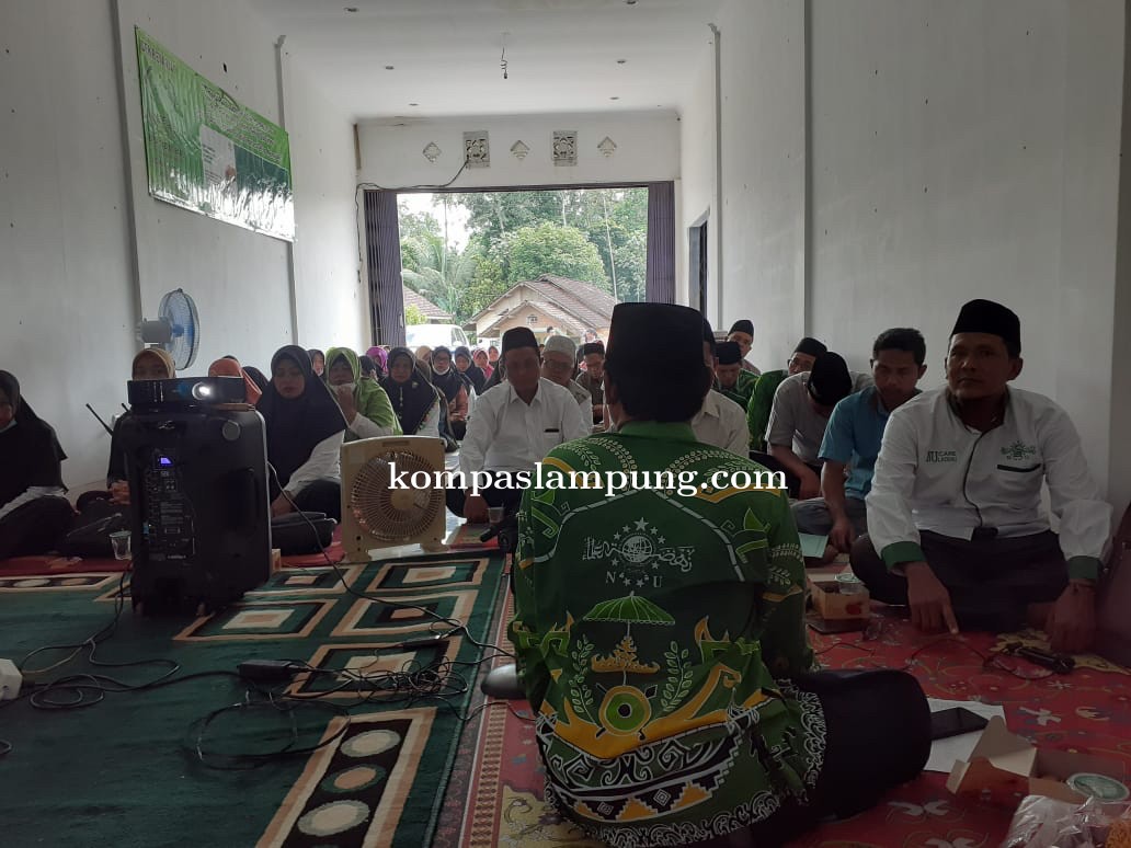 Pengurus NU-CARE LAZISNU Kecamatan Marga Tiga Gelar Kegiatan Bimtek Pengurus UPZIS