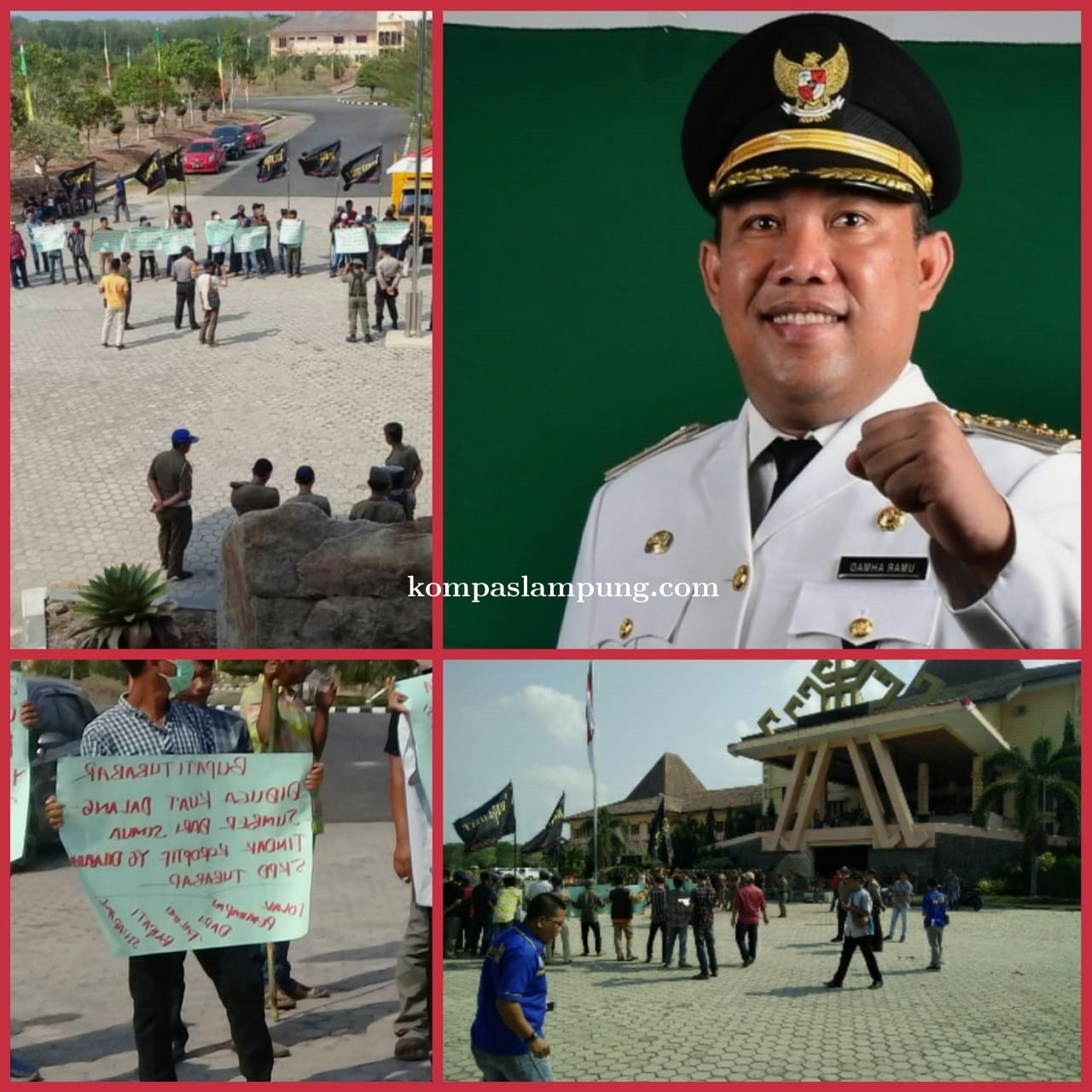 Bupati Tubaba Tanggapi Positif Terkait Demo Sejumlah Masyarakat Di Depan Kantor Pemda