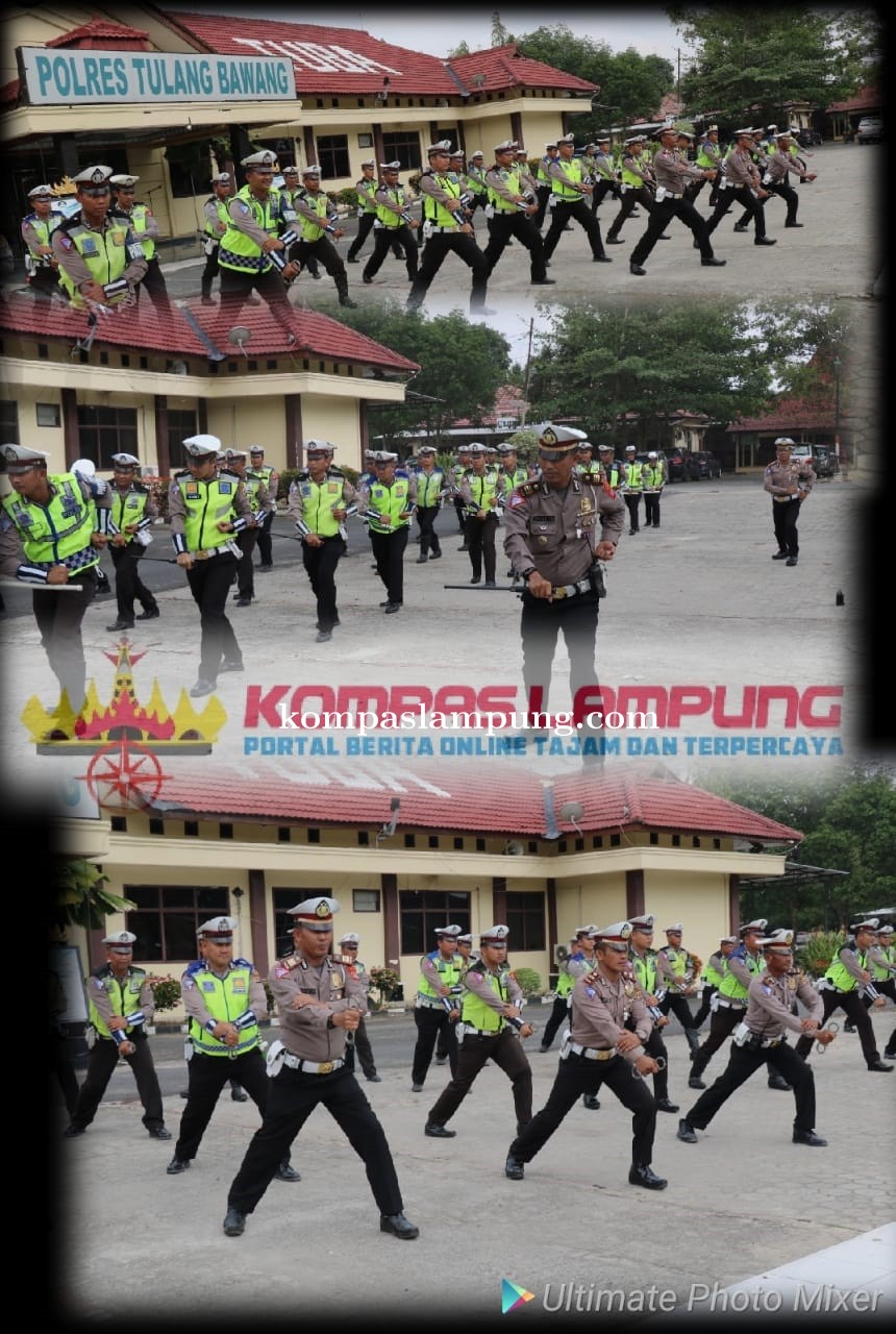 Cegah Jadi Korban Aksi Terorisme, Ini Yang Dilakukan Satlantas Polres Tulang Bawang