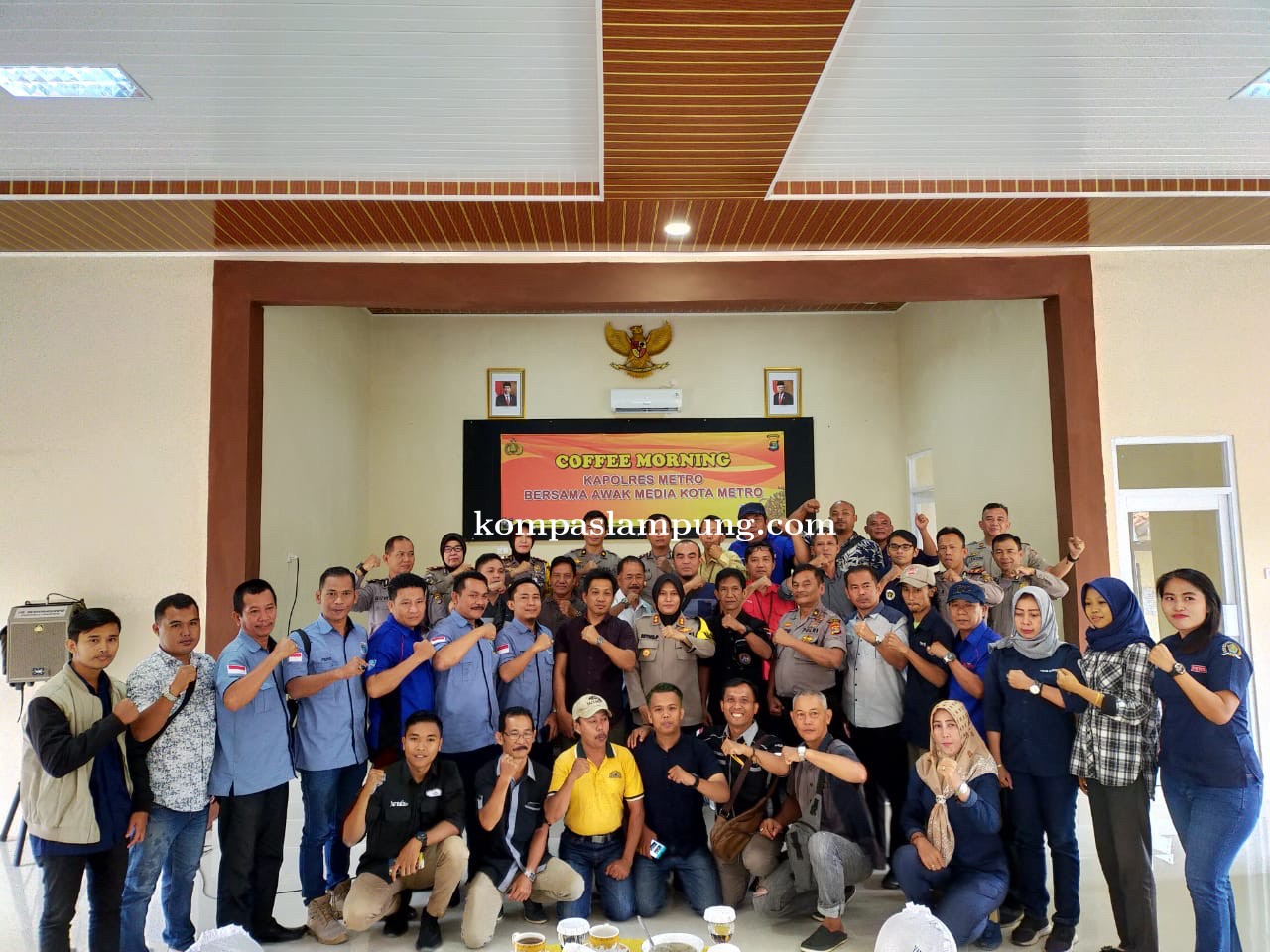 Untuk Memperkuat Sinergisitas Dengan Awak Media, Polres Metro Gelar Coffee Morning