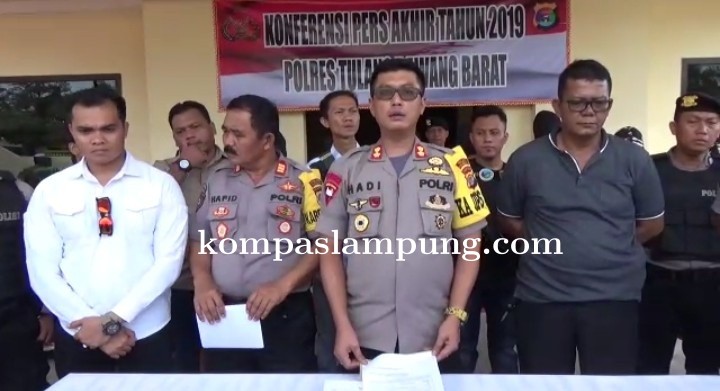 Dalam 45 Hari Polres Tulang Bawang Barat Ungkap 10 Kasus Tindak Kejahatan