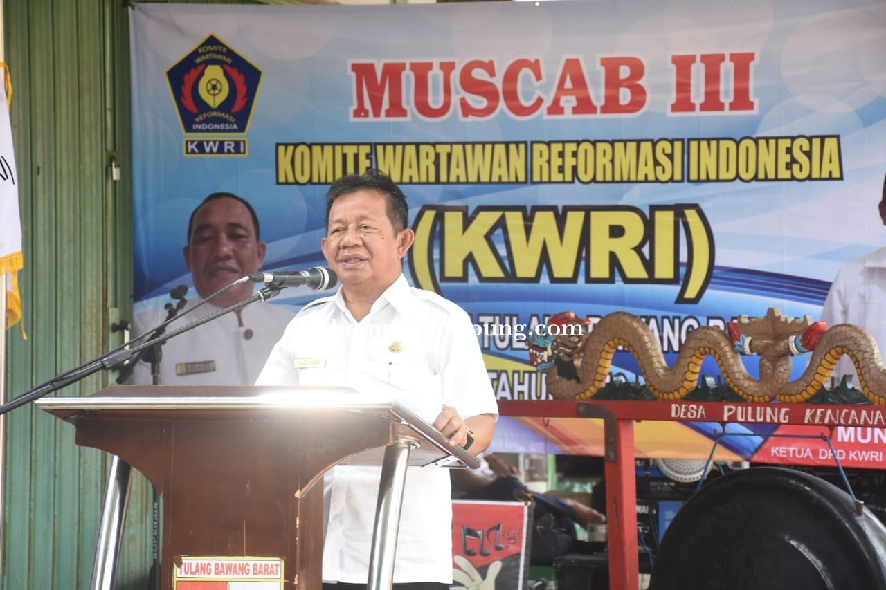 Wakil Bupati Tubaba H. Fauzi Hasan, SE, MM hadiri Muscab III (KWRI) 