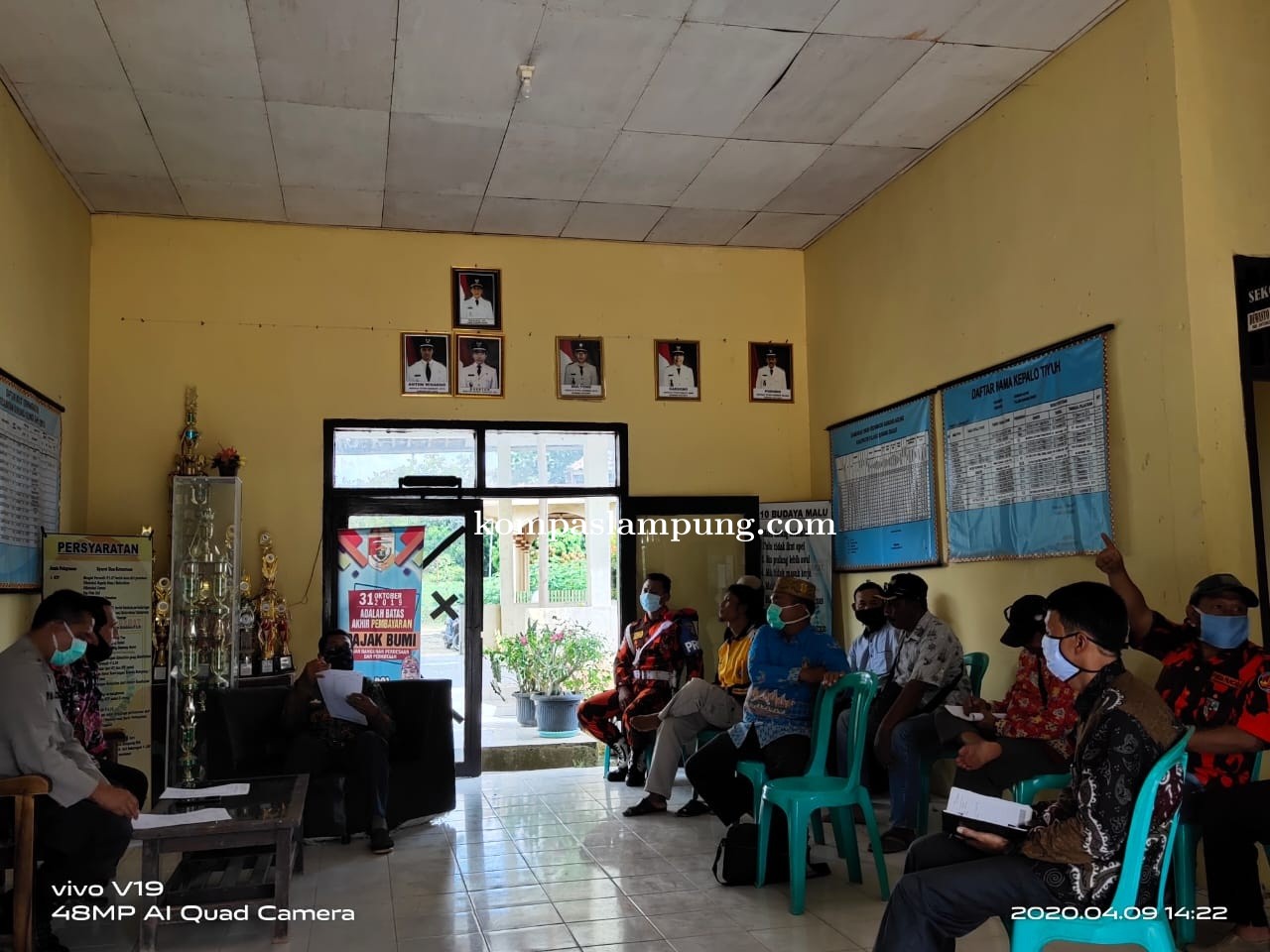 Cegah Dan Penanganan Penyebaran Covid-19 kec Gunung Agung Rapat Pembentukan Posko Gugus Tugas