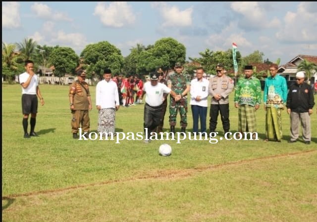 Dandim 0429/Lamtim  Resmi Buka Liga Santri Piala Kasad 