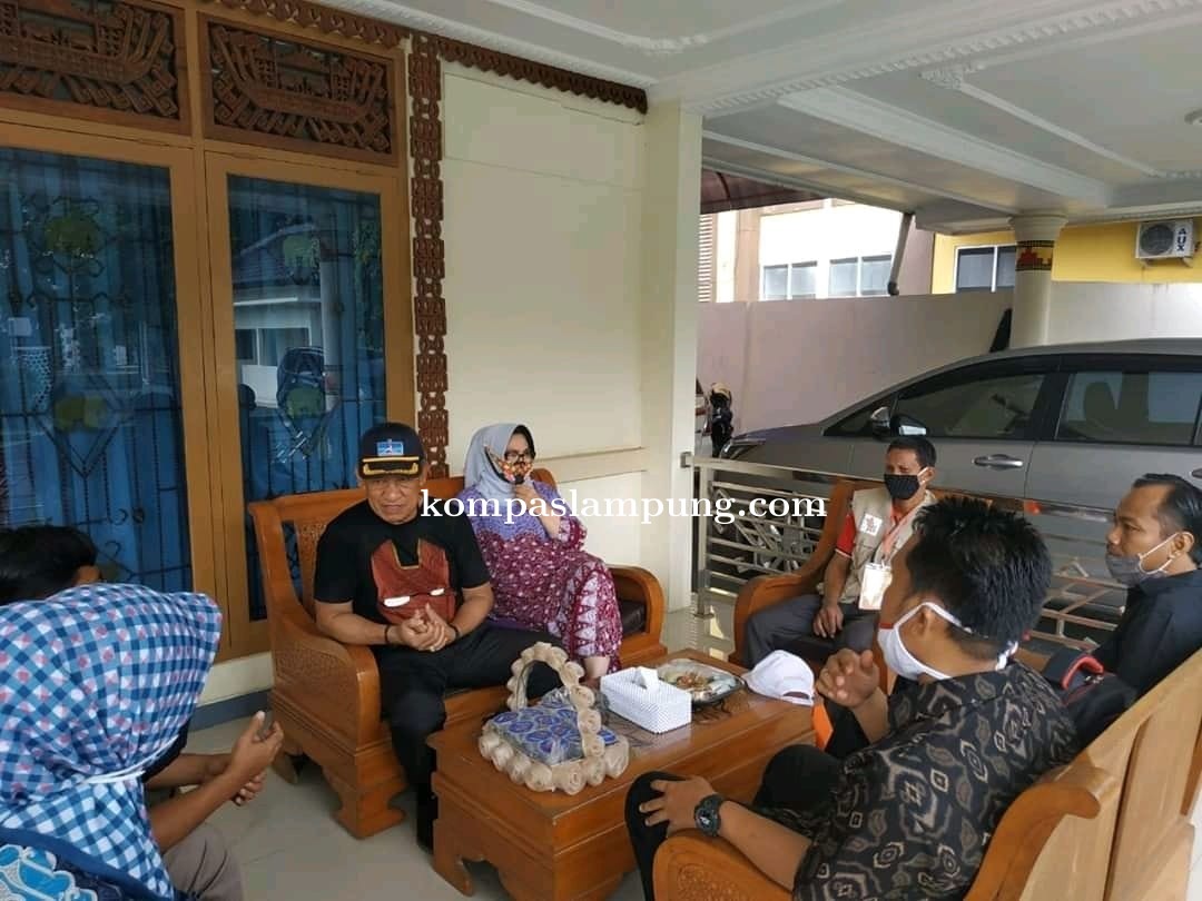 KPU Metro Lakukan Coklit Dikediaman Djohan Calon Walikota Metro