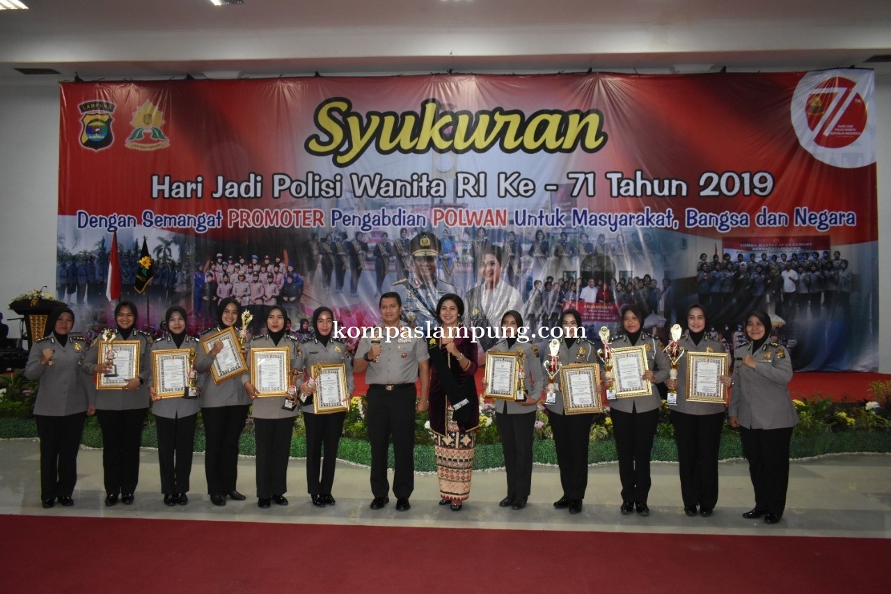 Polres Tulang Bawang Juara III Lomba Film Pendek Di Hari Jadi Polwan Ke-71 Tahun 2019