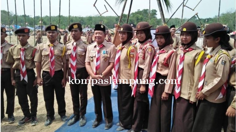 Sambut HUT Ke-58 Pramuka Tubaba Gelar Acara Perkemahan