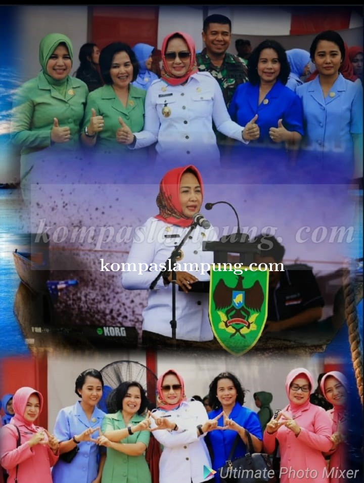 Hj. Winarti Hadiri Bakti Sosial Dan Pasar Murah Dalam Rangka HUT TNI Ke 74