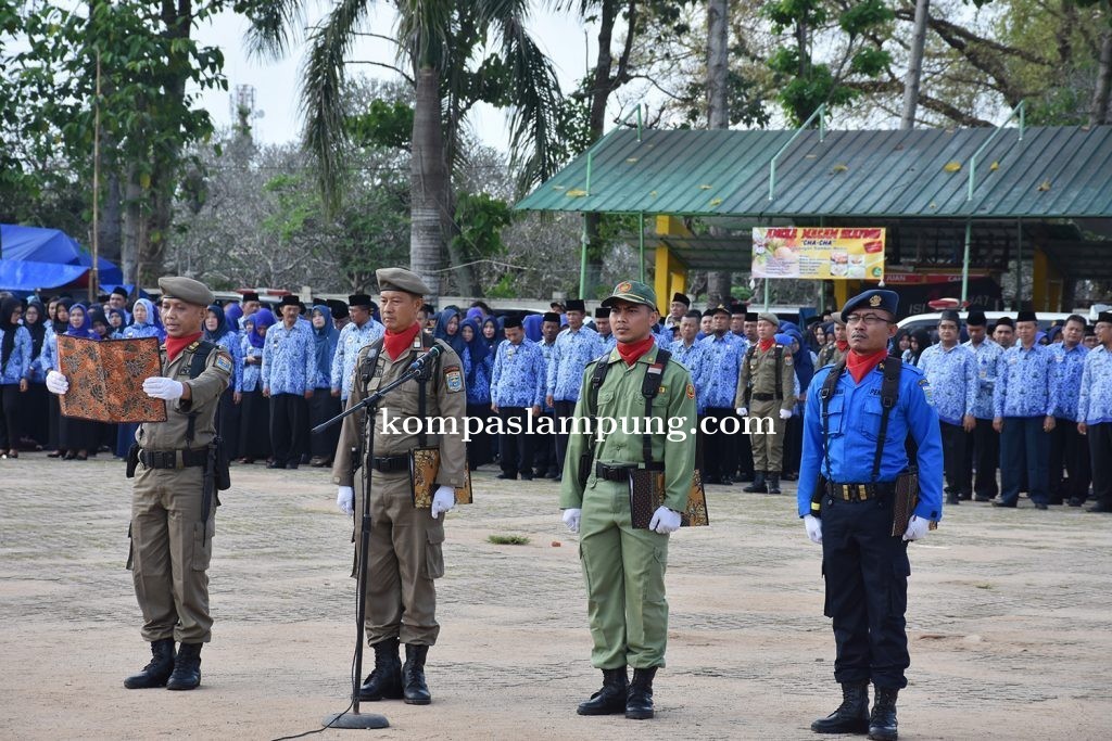 Peringatan HUT KE-100 Pemadam Kebakaran, HUT KE-69 Satpol. PP, dan HUT KE-57 Satlinmas Tingkat Metro