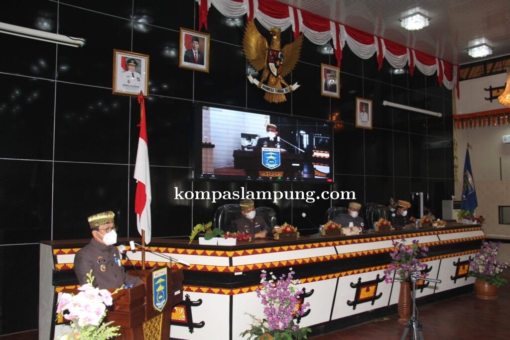 Walikota Metro Paparkan Pertanggung Jawaban Pelaksanaan APBD Tahun 2020