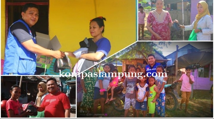 Giliran PJS Boalemo Serahkan Bantuan Kepada Warga Terdampak Banjir Bandang