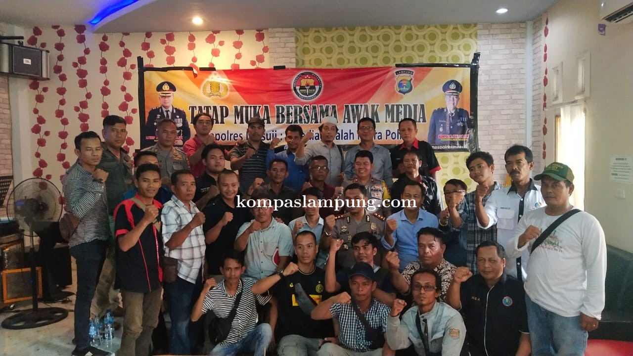 Kapolres Mesuji Berharap Hubungan Baik Dengan awak media Semakin Erat