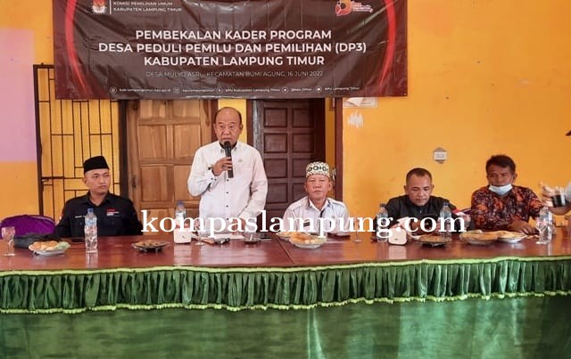 KPU Lamtim Ajak  Kader Desa Peduli Pemilu Sosialisasikan Pada masyarakat
