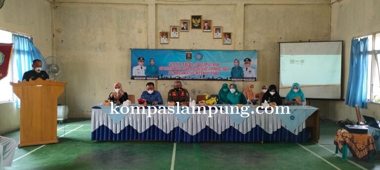 Asisten 1 hadiri Sertijab Lurah Dan Ketua TP PKK  Se-Kecamatan Metro Utara