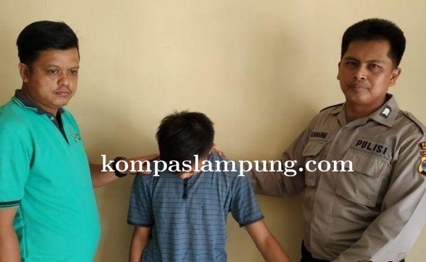 Tekab 308 Polres Tanggamus dan Polsek Pagelaran Bekuk Jambret 