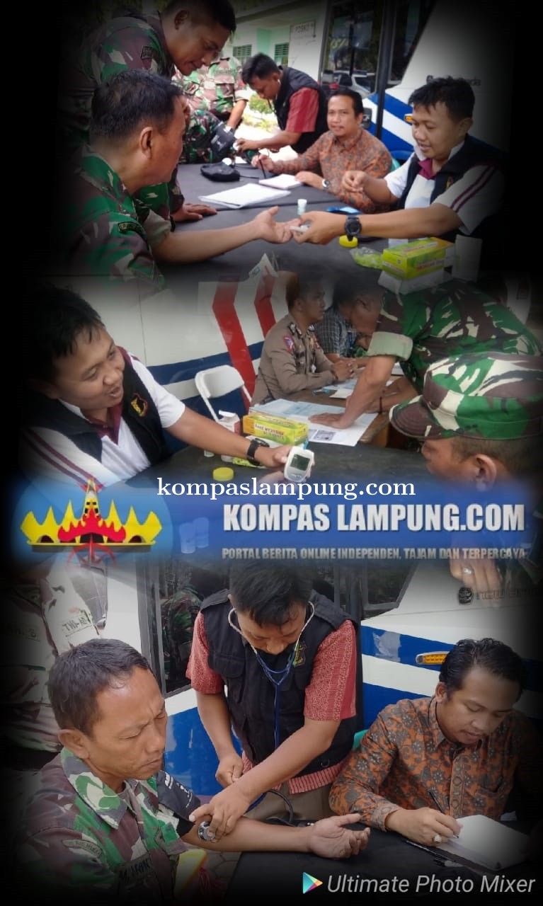 Jelang HUT TNI Ke-74, Polres Tulang Bawang Gelar Baksos Kesehatan