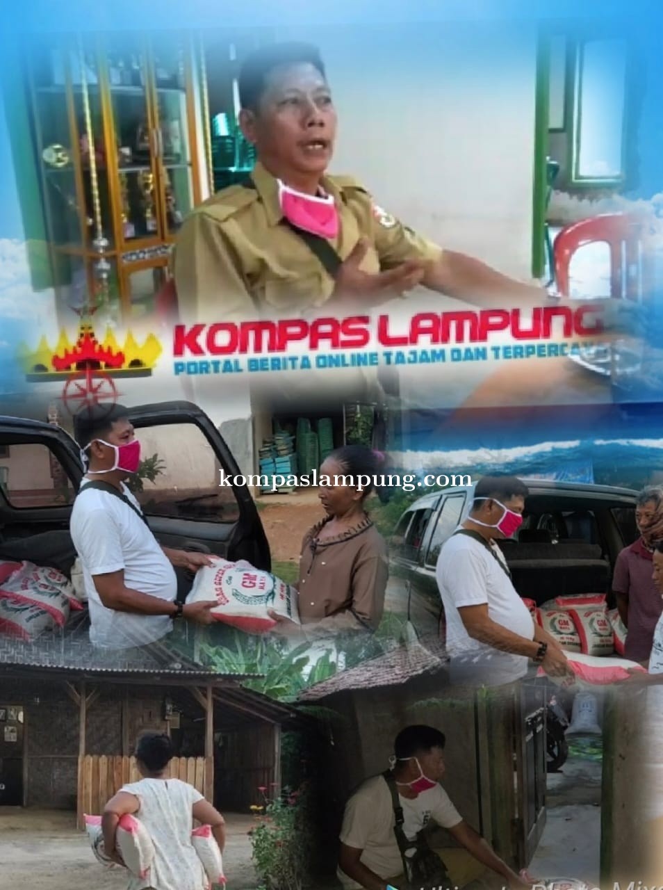 Kepala Tiyuh Panca Marga Sisihkan Gajinya Selama Satu Tahun Demi Membantu  Warganya