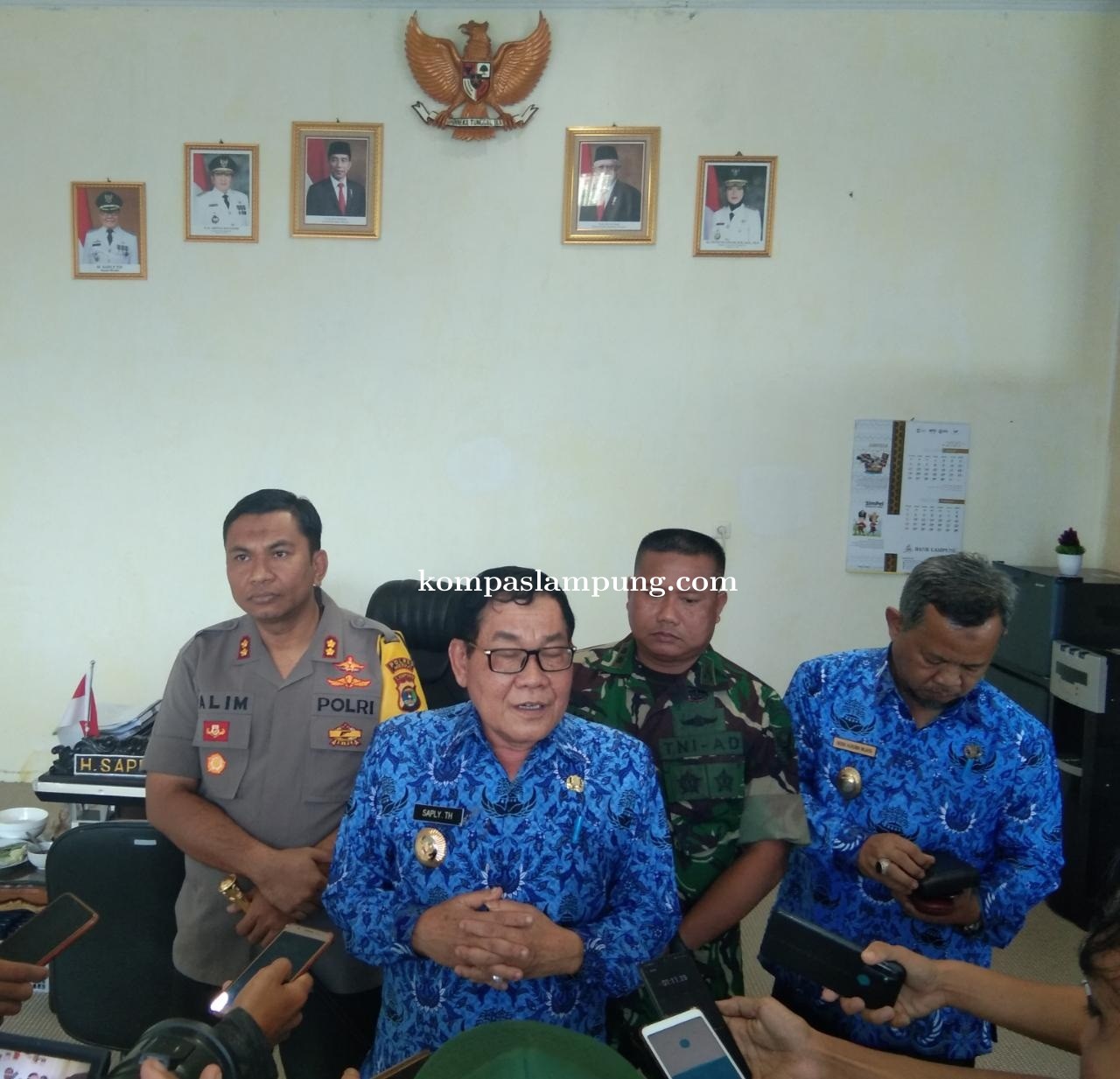 Pemerintah Kab Mesuji Melakukan Penandatanganan Nota Kesepakatan MOU Dengan TNI-Polri