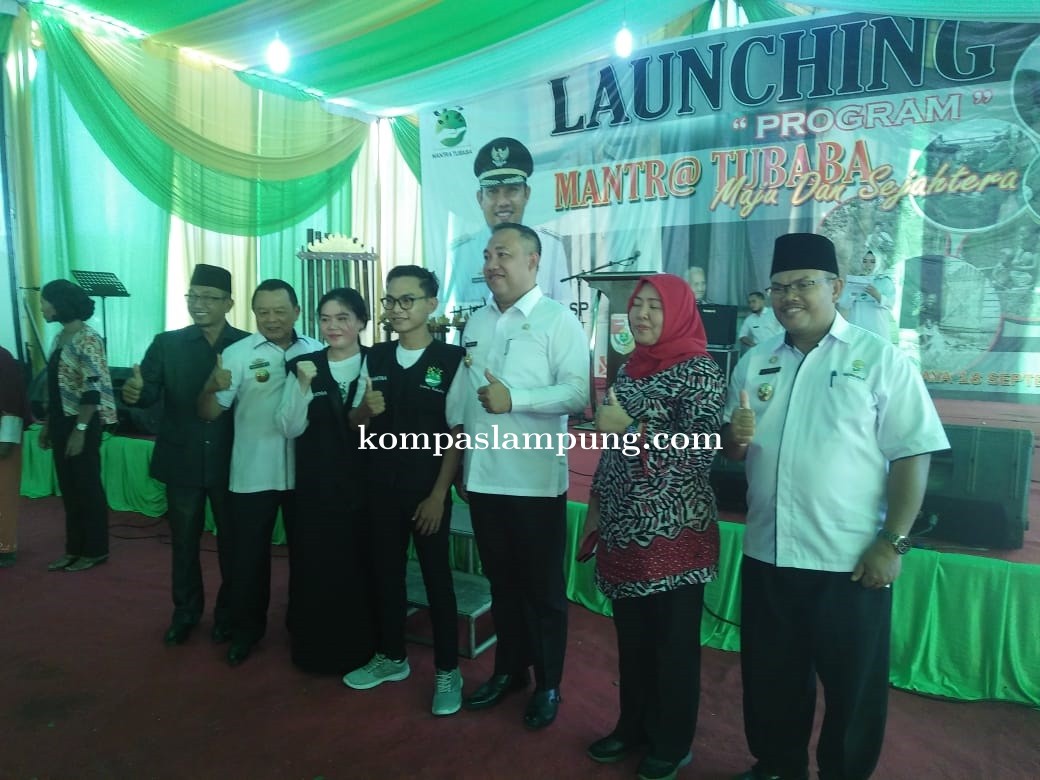 Bupati Umar Ahmad Melaunching Program Mantra Tubaba