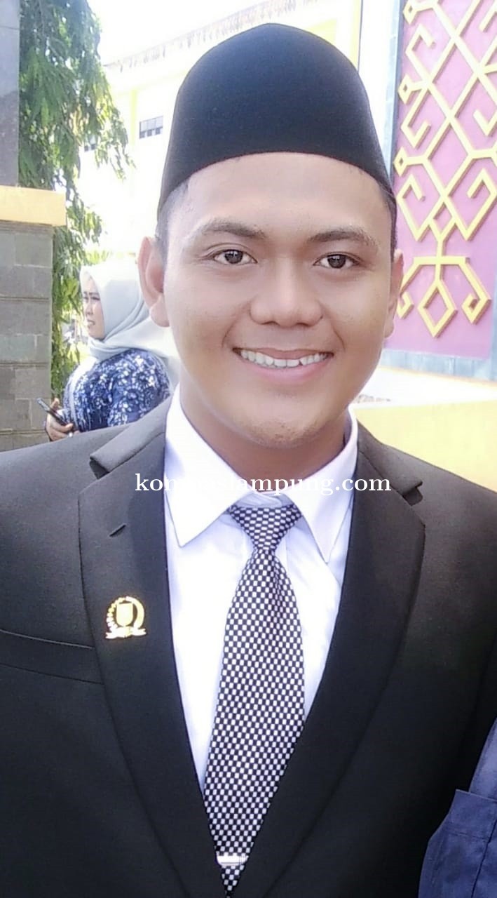 M. Redi Setiawan Angota DPRD Tulang Bawang Barat, Termuda Dari Partai Gerindra Se-Lampung