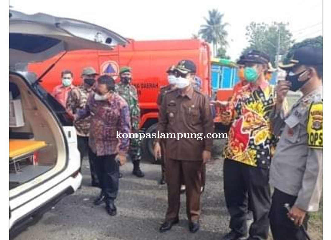 Pjs. Bupati Lamtim Fredy SM, Pimpin Apel Kesiapsiagaan Penanggulangan Bencana