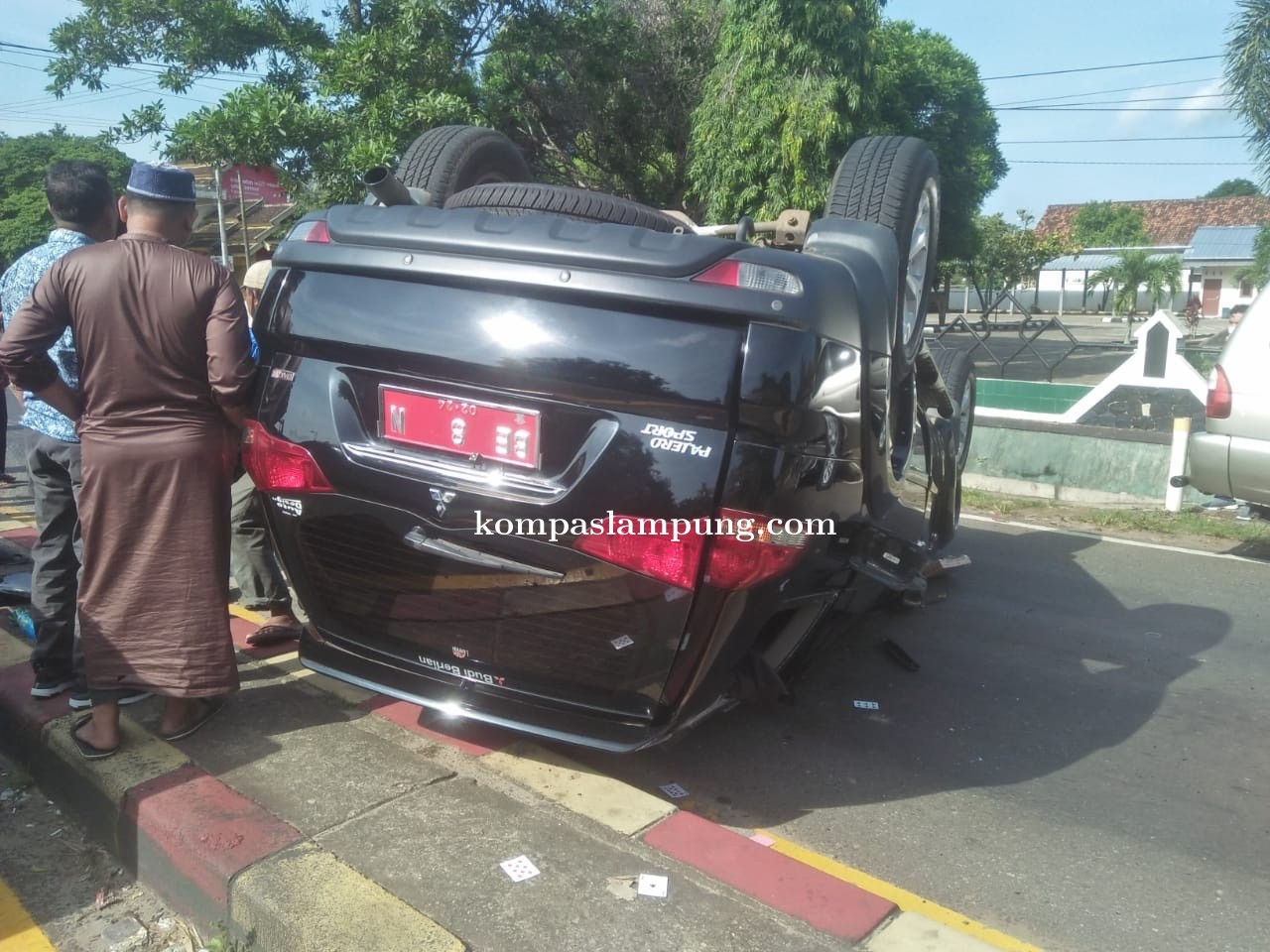 SEKKAB Lampung Timur Kecelakaan Di Sukadana