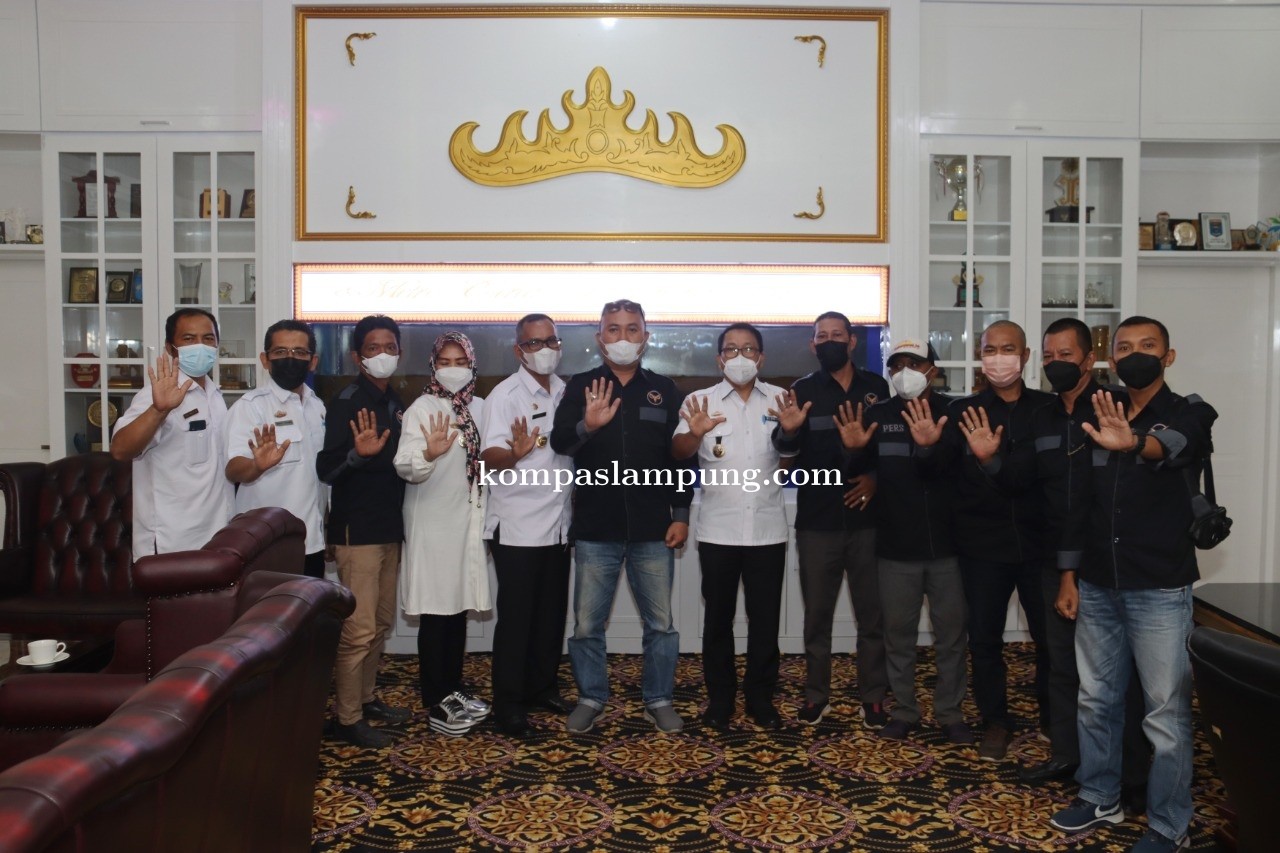 Forum Media Metro Lakukan Audiensi Dengan Walikota Metro