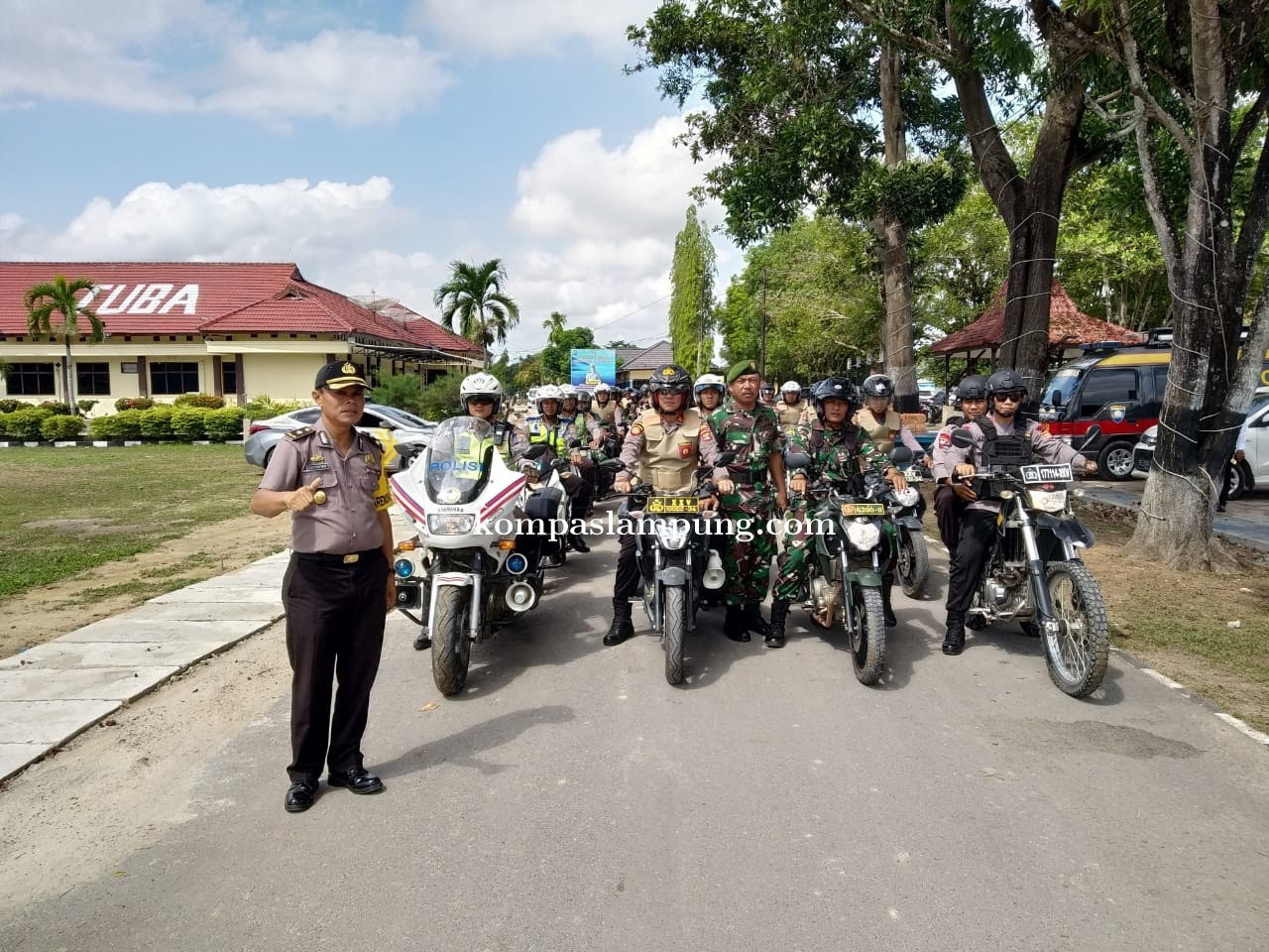 Polres Tulang Bawang Gelar Patroli Gabungan Sekala Besar