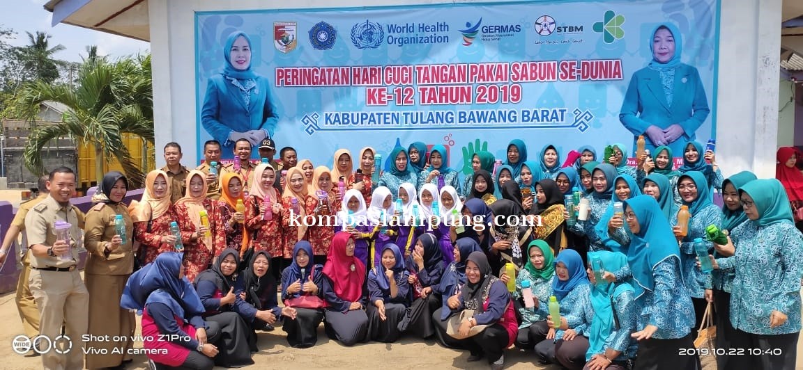 Pemkab Tulang Bawang Barat Peringati Hari Cuci Tangan Sedunia ke-12 tahun 2019