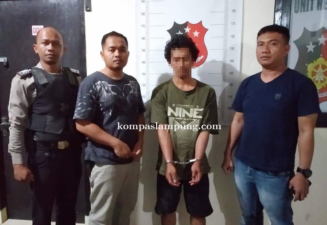 Polsek Tumijajar Bersama Warga Berhasil Menangkap Pelaku Curat di Tulang Bawang Barat