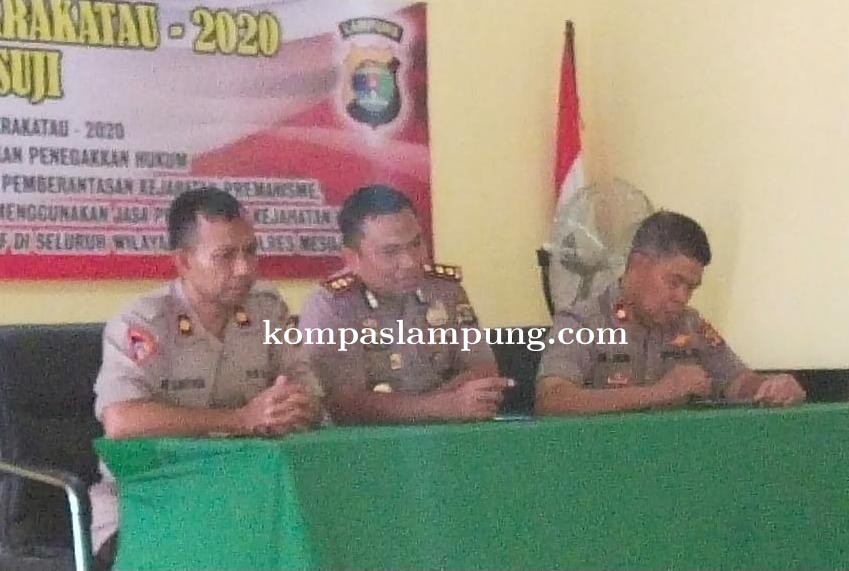 Kapolres Mesuji Menyelenggarakan Latihan Pra Operasi