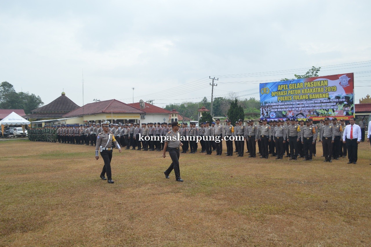 Polres Tulang Bawang Gelar Operasi Patuh Krakatau 2019, Catat Tanggal dan Sasarannya