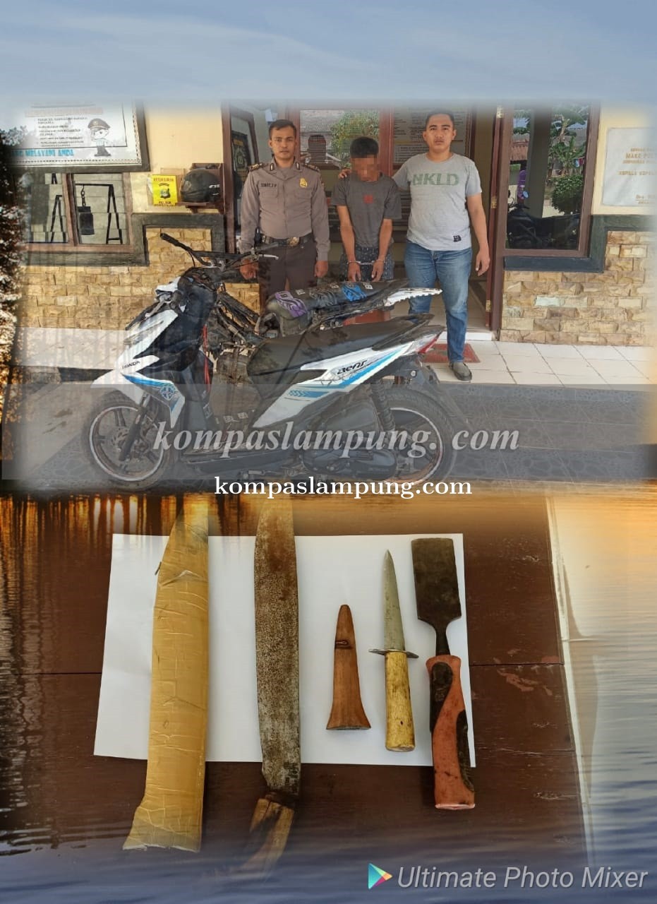 Polsek Dente Teladas Bersama Warga Berhasil Menangkap Pelaku Curat