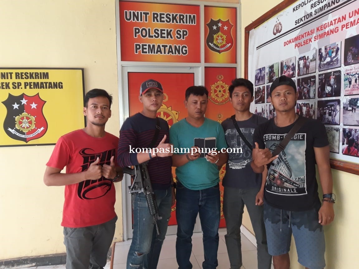 Polsek Simpang Pematang Bekuk Pelaku Pencuri Handphone Milik Anggota Dewan