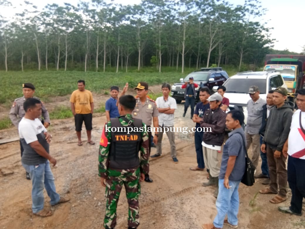 Polres Dan Kodim Tubaba Mediasi Sangketa Tanah Pt Bumi Madu Mandiri 