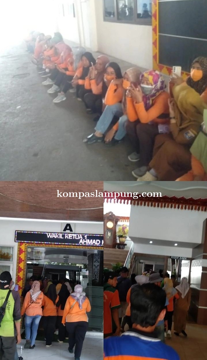 Diduga THR Ada Pemotongan Puluhan Pekerja Paruh Waktu Mengadu Ke DPRD