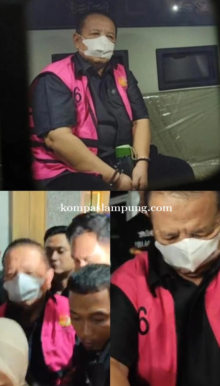 KORUPSI PENGELOLA DANA KEJATI TAHAN MANTAN GUBERNUR LAMPUNG