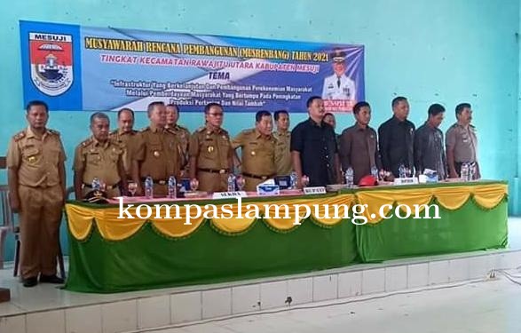  Kegiatan Terakhir Musrembang 2021 Kec Rawa Jitu Utara Mesuji Berlangsung Di Gedung Olahraga 