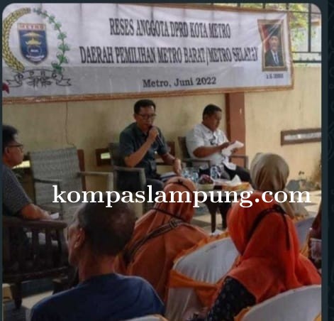 Reses Anggota DPRD Metro Deswan  Berjanji Akan Meneruskan Usulan Masyrakat
