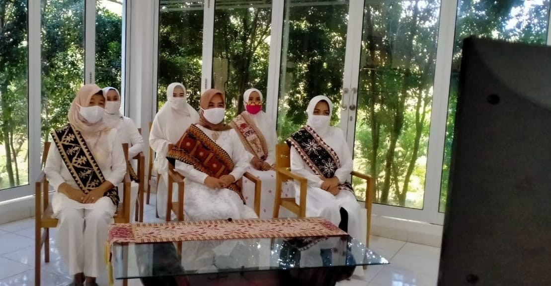 Ketua TP-PKK Tubaba Lakukan Halal Bihalal Bersama Ketua TP-PKK Provinsi Lampung