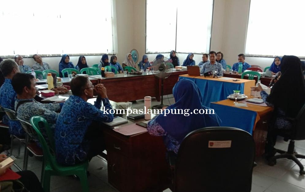 Diskes Mesuji Gelar Rapat Kordinasi Bersama Seluruh Kepala Puskesmas Dan Jajarannya